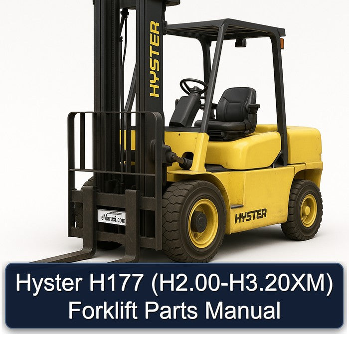 Hyster H177 (h2.00-h3.20xm) Forklift Parts Catalog