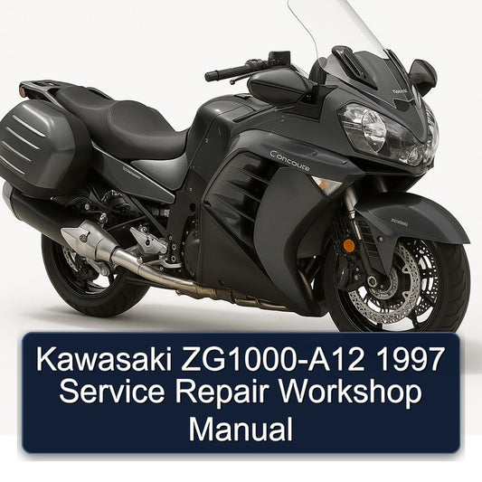 1997 Kawasaki Concours Models Zg1000-a12 Service Repair Workshop Manual
