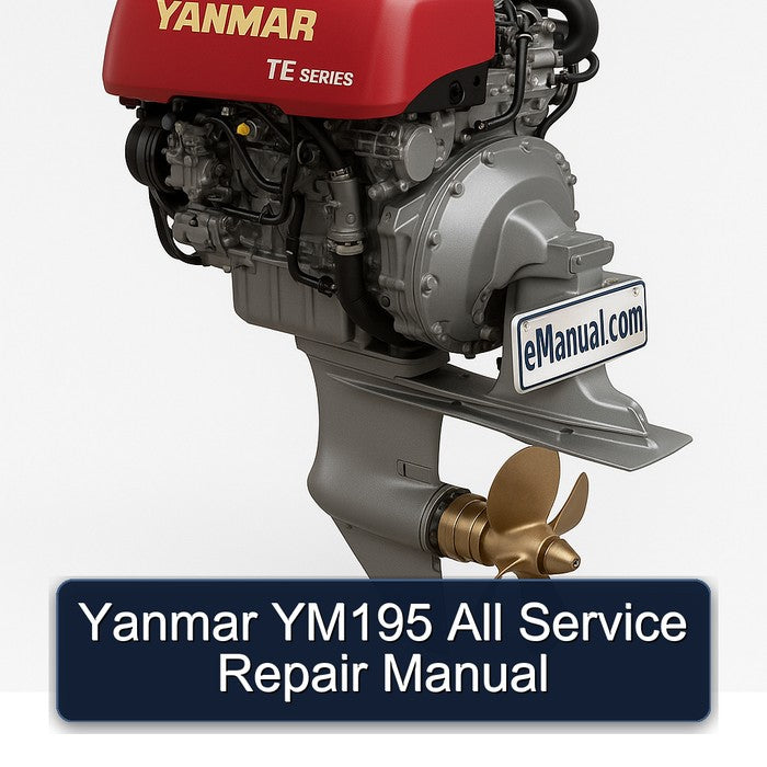 Yanmar YM195 All Service Repair Workshop Manual PDF