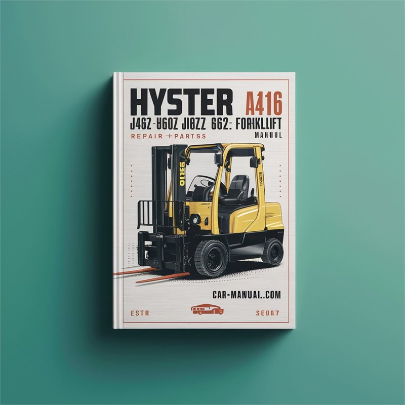 Hyster A416 J40Z J50Z J60Z J65Z Forklift Parts Catalog