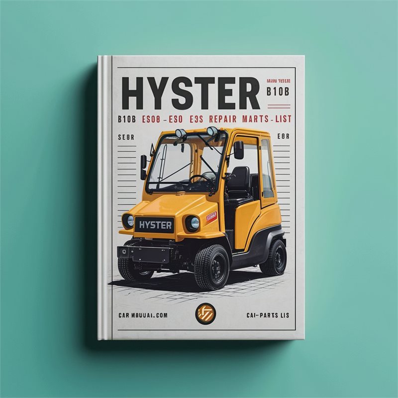 Hyster B108 E30B E40B E50B E60BS Parts Catalog PDF
