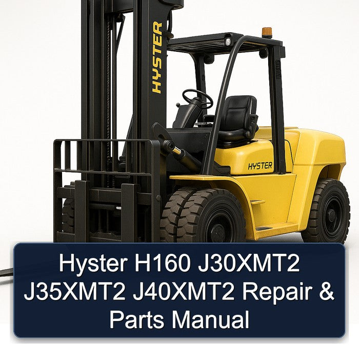 Hyster H160 J30xmt2 J35xmt2 J40xmt2 Parts Catalog PDF