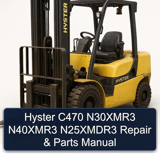 Hyster C470 N30xmr3 N40xmr3 N25xmdr3 Parts Catalog