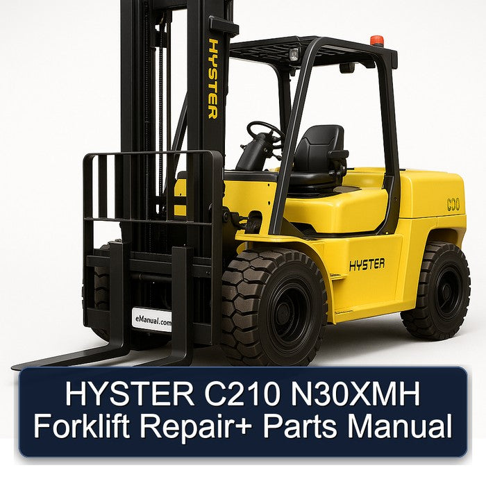 Hyster C210 N30XMH Forklift Parts Catalog PDF