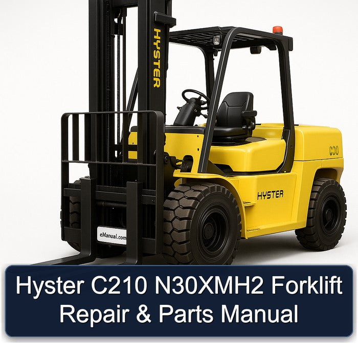 Hyster C210 N30xmh2 Forklift Parts Catalog PDF