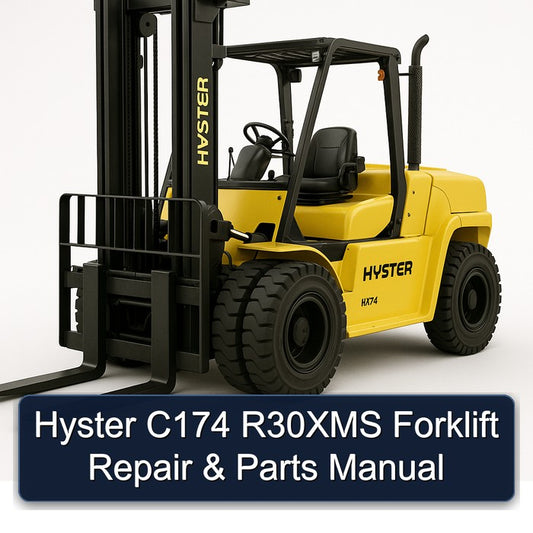 Hyster C174 R30XMS Forklift Parts Catalog
