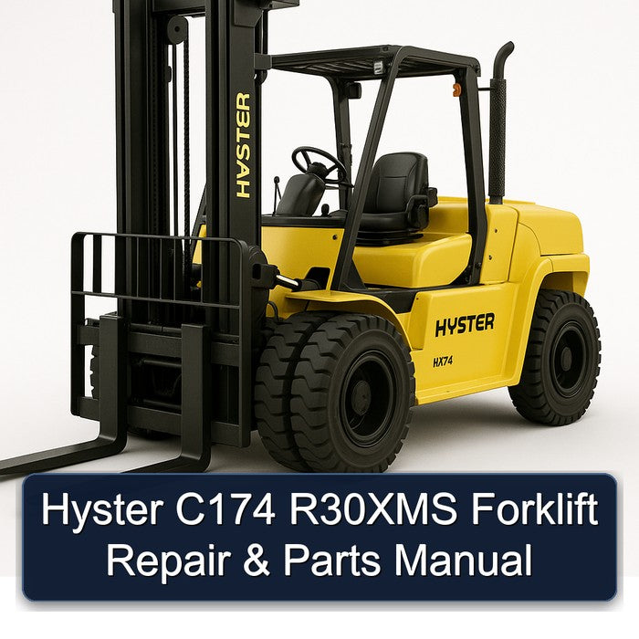 Hyster C174 R30XMS Forklift Parts Catalog PDF