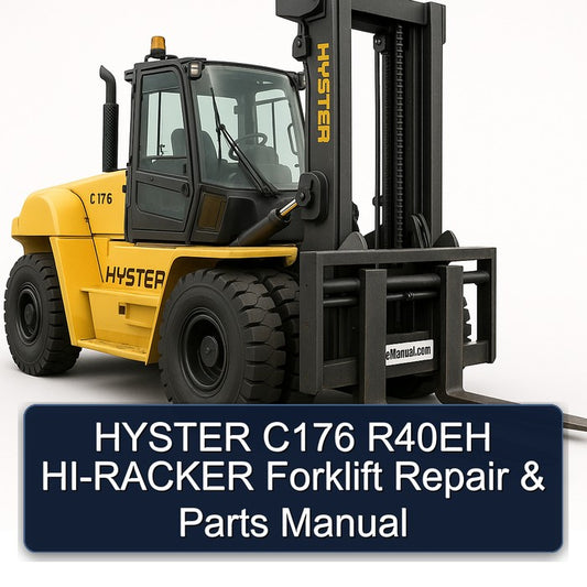 Hyster C176 R40EH Hi-racker Forklift Parts Catalog