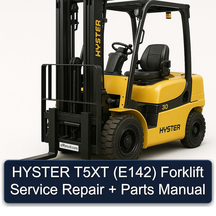 Hyster T5XT (E142) Forklift Parts Catalog PDF