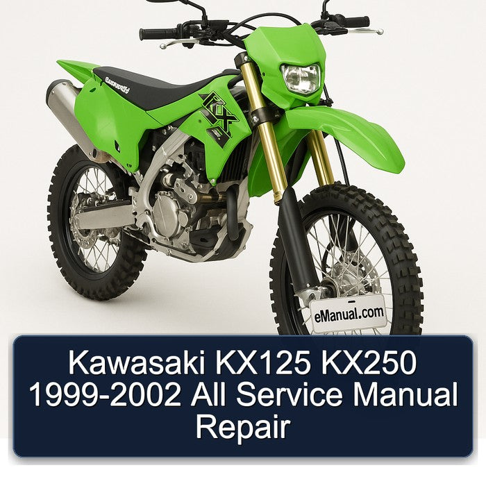 1999-2002 Kawasaki KX Series KX125 KX250 - All Service Repair Workshop Manual