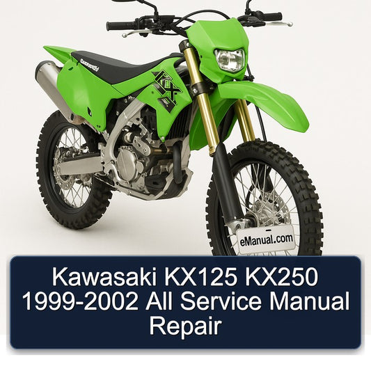 1999-2002 Kawasaki KX Series KX125 KX250 - All Service Repair Workshop Manual