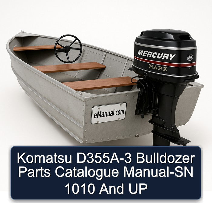 Komatsu D355A-3 Bulldozer -sn 1010 UP Parts Catalog PDF