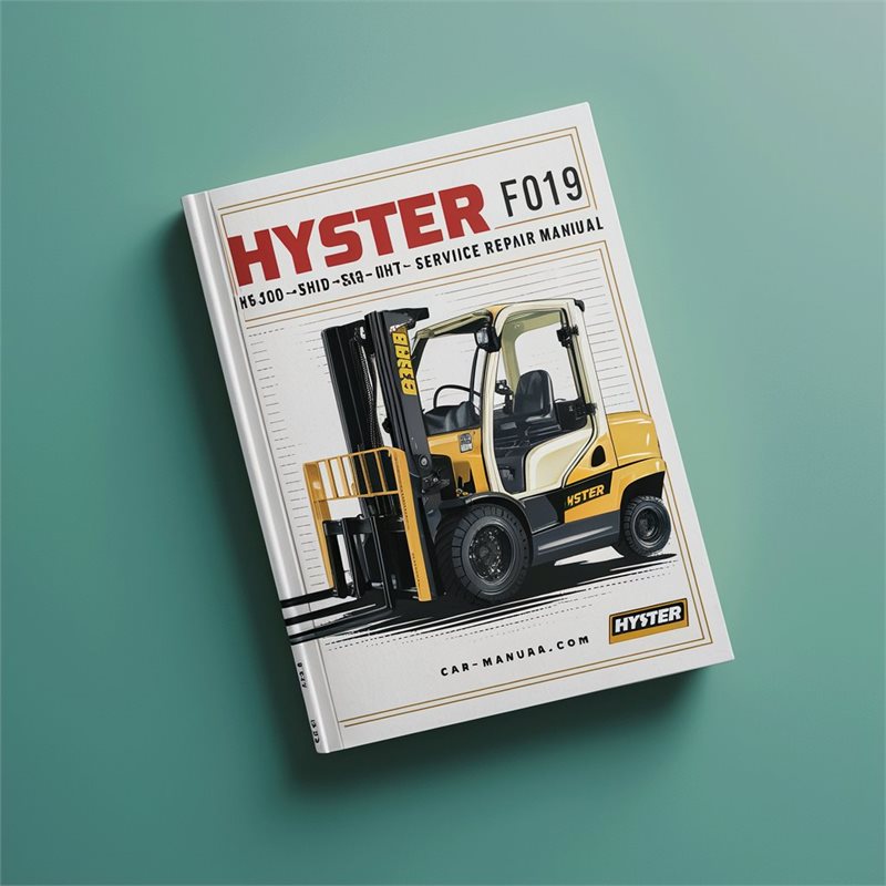 Hyster F019 (h300-350hd H360hd-ec) Forklift Service Repair Workshop Manual