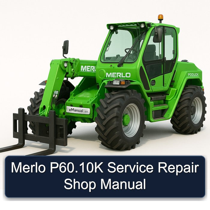 Merlo P60.10k Shop Service Repair Workshop Manual PDF