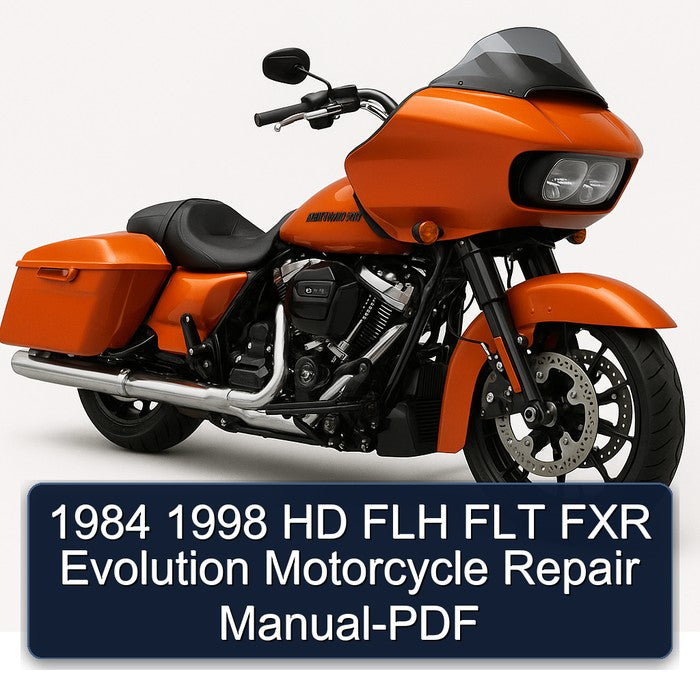 HD FLH FLT FXR Evolution Motorcycle Service Repair Workshop Manual PDF