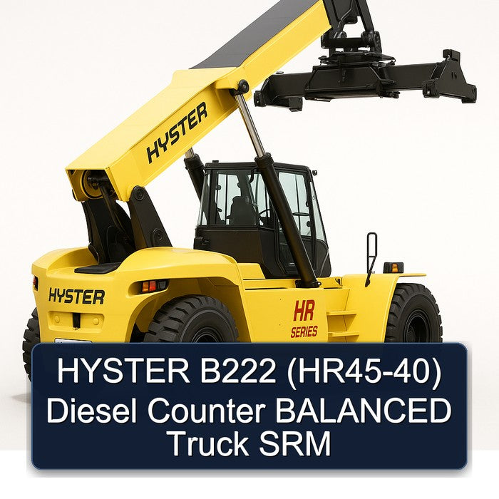 HYSTER B222 (HR45-40) Diesel Counter BALANCED Truck SRM