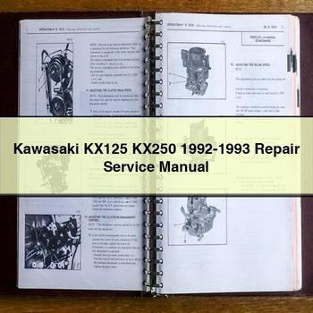 1992-1993 Kawasaki KX Series KX125 KX250 Service Repair Workshop Manual PDF