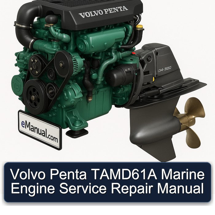 Volvo Penta Tamd61a Marine Engine Service Repair Workshop Manual