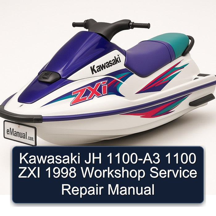 1998 Kawasaki JH 1100-A3 1100 ZXI Service Repair Workshop Manual