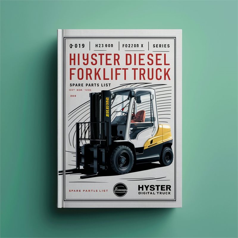 Hyster Diesel Forklift Truck F019 Series Spare : H13.00xm, H14.00xm, H16.00xm, H12.00xm-12ec Parts Catalog