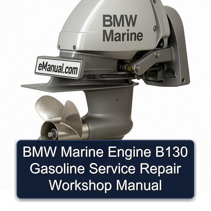 BMW 1 Series Marine Engine B130 Gasoline Service Repair Workshop Manual PDF