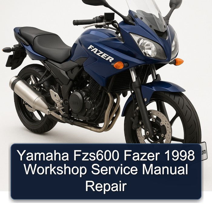 1998 Yamaha Fazer FZS600 Service Repair Workshop Manual PDF