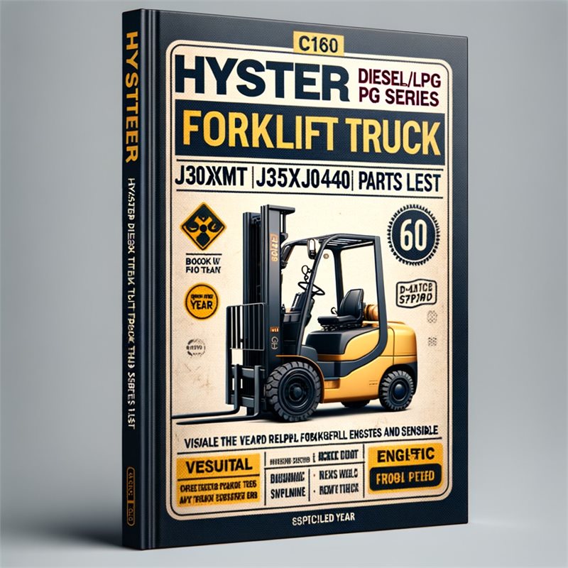 Hyster Diesel/lpg Forklift Truck C160 Series: J30XMT J35XMT J40XMT Spare Parts Catalog PDF