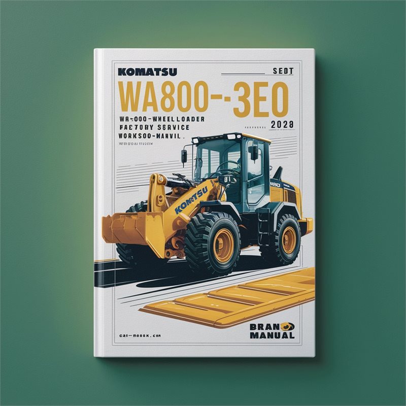 Komatsu WA800-3E0 WA900-3E0 Wheel Loader Service Repair Workshop Manual PDF