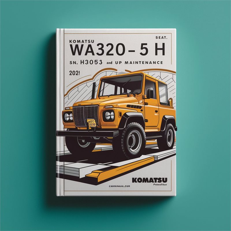 Komatsu WA320-5H SN H50051 Up Operation Service Repair Workshop Manual PDF