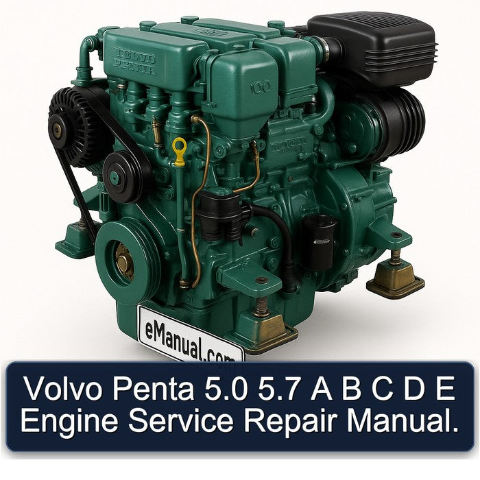 Volvo Penta 5.0 5.7 B C D E Engine Service Repair Workshop Manual PDF