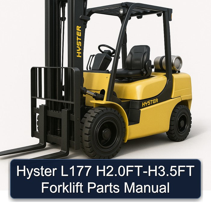 Hyster L177 H2.0ft-h3.5ft Forklift Parts Catalog PDF