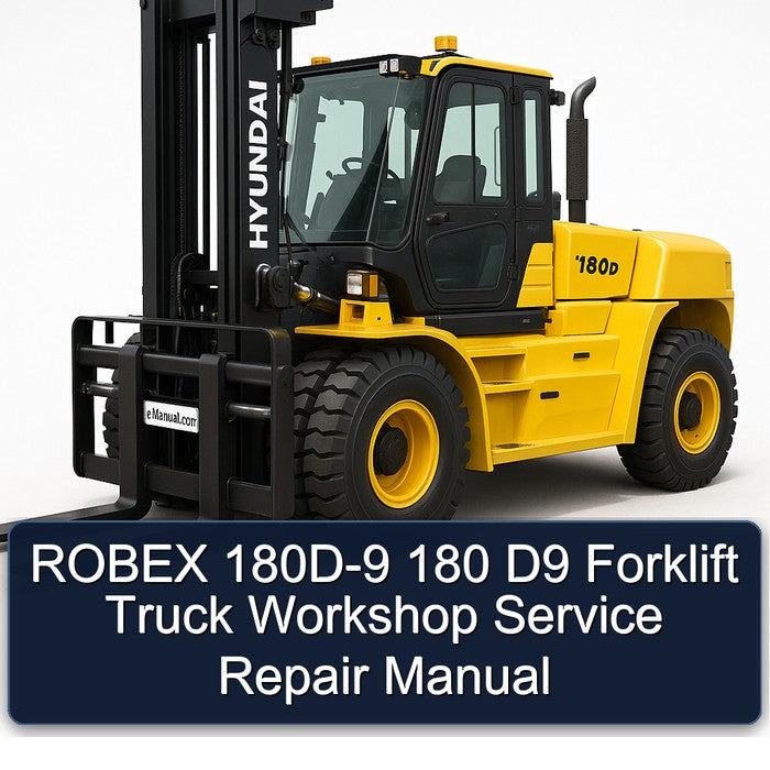 Robex 180D-9 180 D9 Forklift Truck Service Repair Workshop Manual PDF