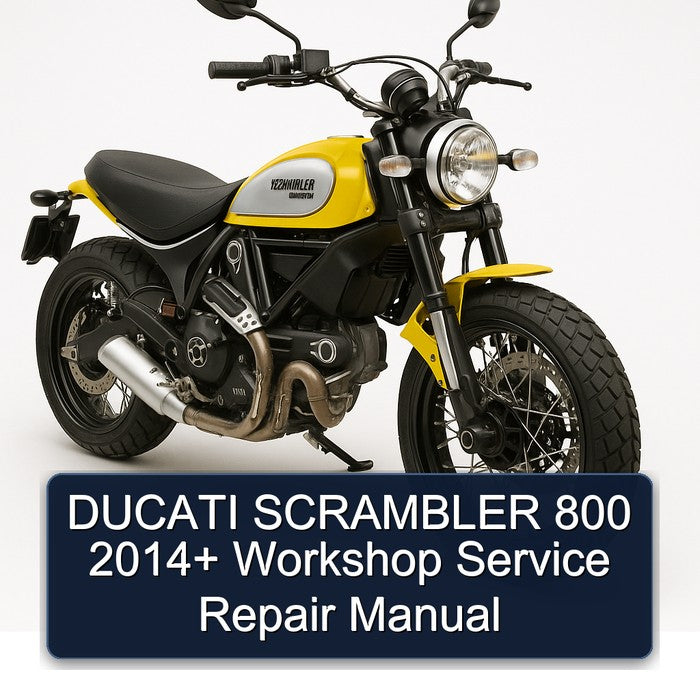 2014 Ducati Scrambler Service Repair Workshop Manual PDF