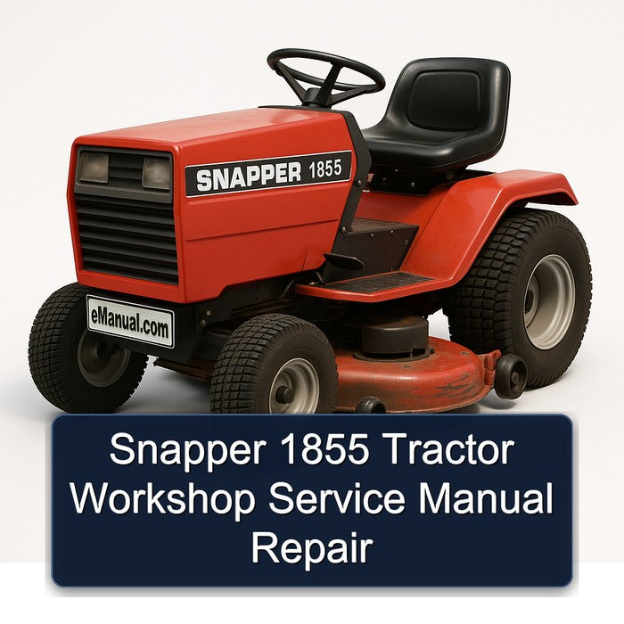Snapper 1855 Tractor Service Repair Workshop Manual