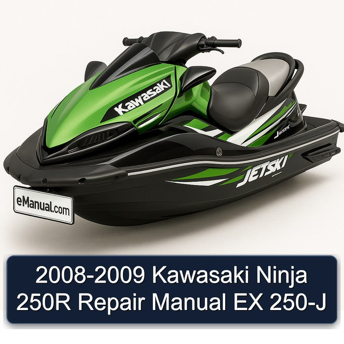2008-2009 Kawasaki Ninja 250R EX 250-J Service Repair Workshop Manual PDF