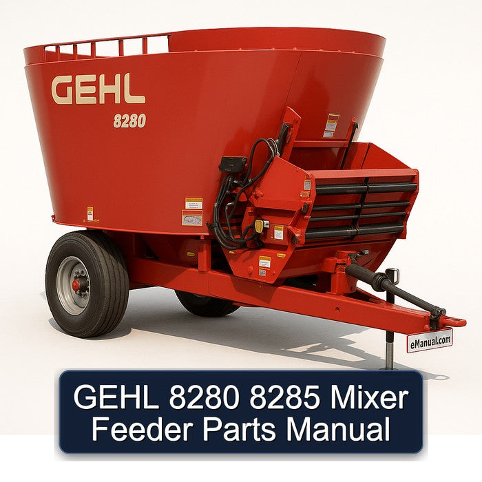 Gehl 8280 8285 Mixer Feeder Parts Catalog PDF