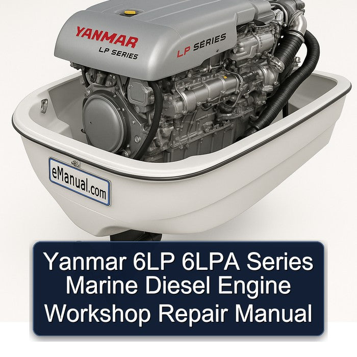 Yanmar 6LP 6LPA Series Marine Diesel Engine Service Repair Workshop Manual PDF