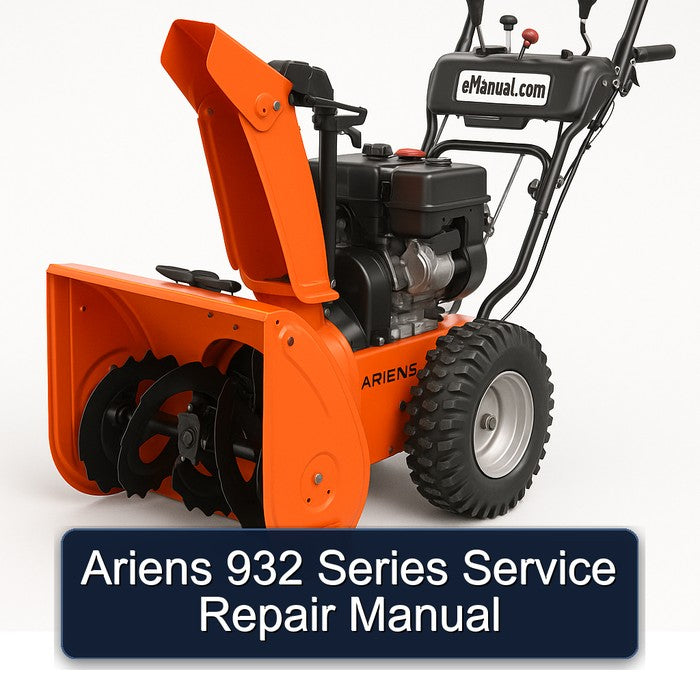 Ariens 932 Series Service Repair Workshop Manual PDF