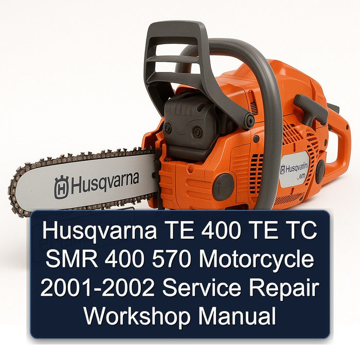 2001-2002 Husqvarna SMR Models TE 400 TC 570 Motorcycle Service Repair Workshop Manual PDF