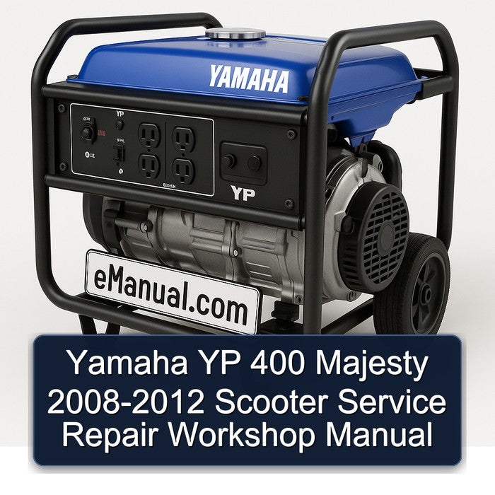 2008-2012 Yamaha YP 400 Majesty - Scooter Service Repair Workshop Manual PDF