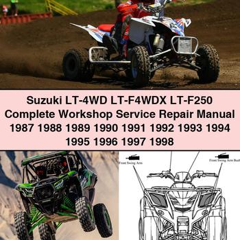 1987-1998 Piaggio LT Suzuki -4wd -f4wdx -f250 Service Repair Workshop Manual PDF