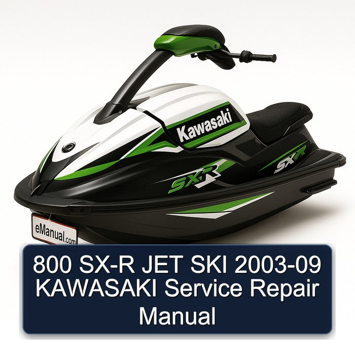 2003-2009 800 SX-R JET SKI Kawasaki Service Repair Workshop Manual PDF