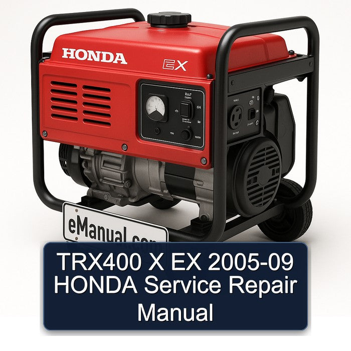 2005-2009 TRX400 X EX Honda Service Repair Workshop Manual PDF