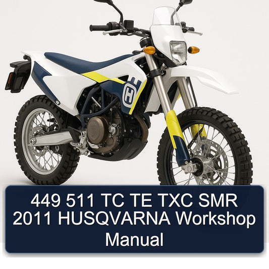 2011 Husqvarna TC Models 449 511 TE TXC SMR Service Repair Workshop Manual