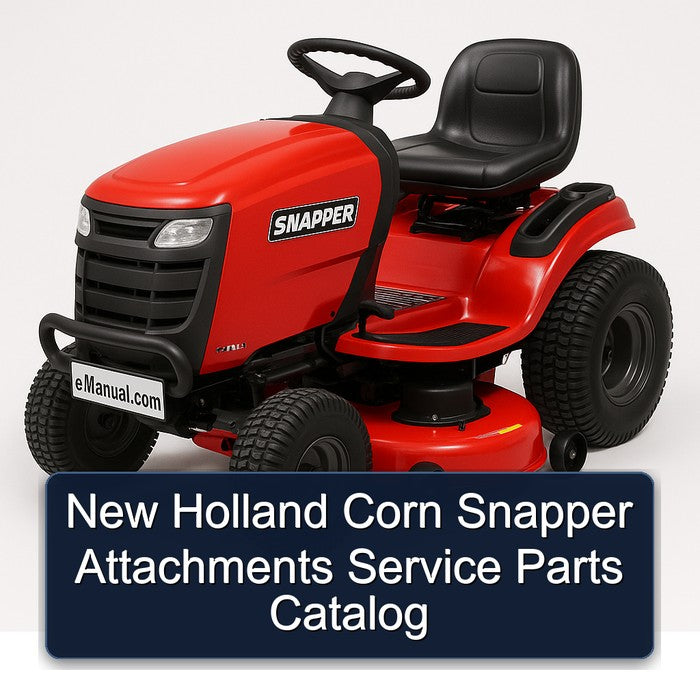 New Holland Corn Snapper Attachments Parts Catalog PDF