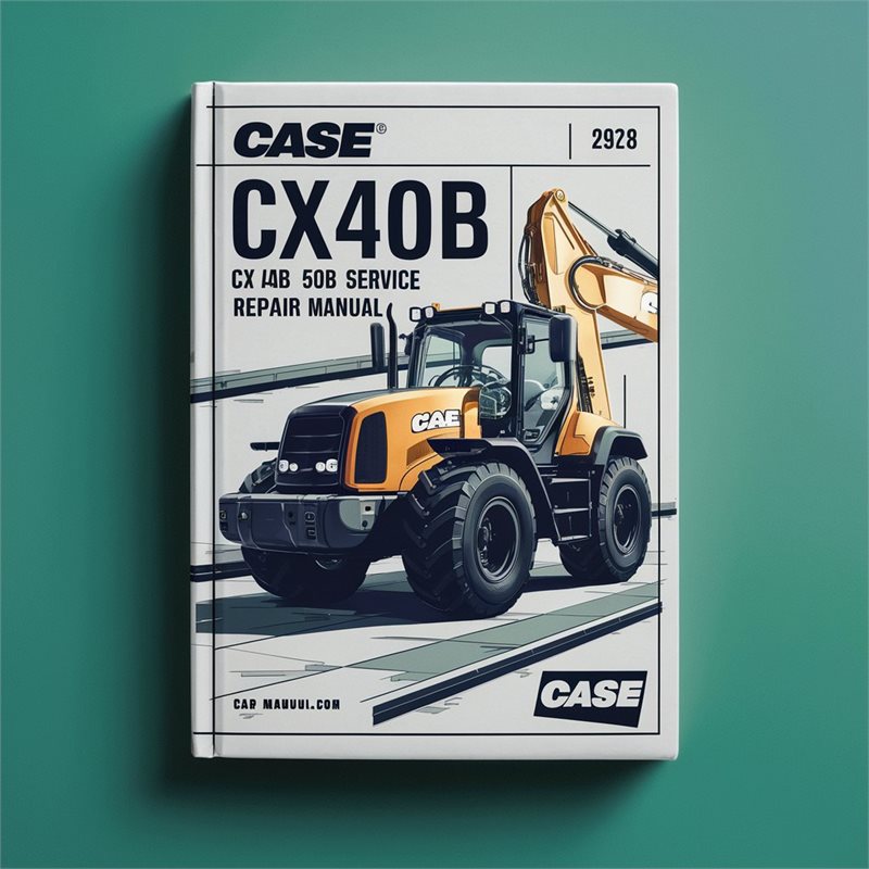 Case CX40B CX50B CX 40B 50B Excavator Service Repair Workshop Manual