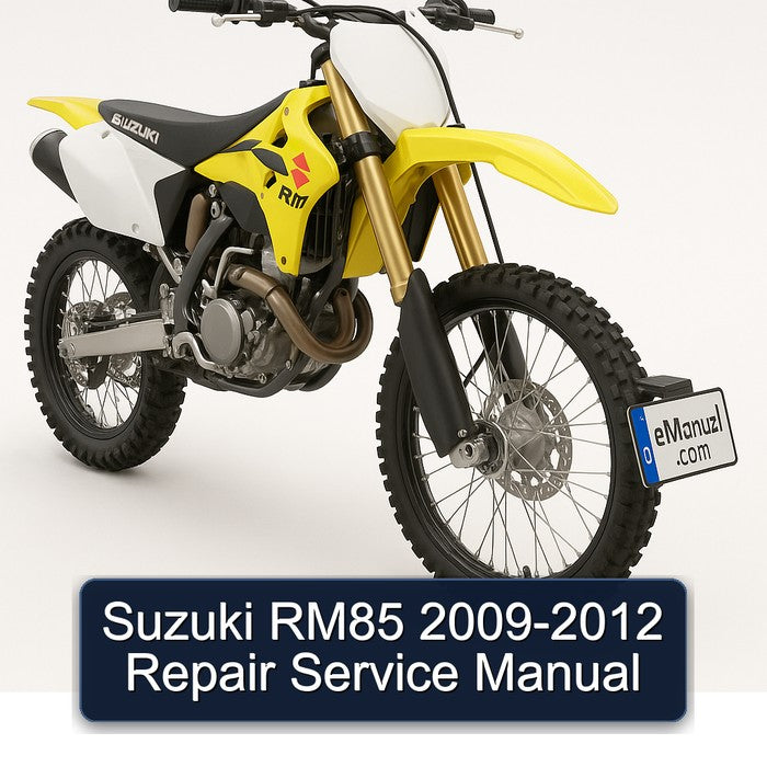 2009-2012 Suzuki RM Series RM85 Service Repair Workshop Manual