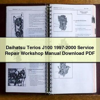 1997-2000 Daihatsu Terios J100 Service Repair Workshop Manual