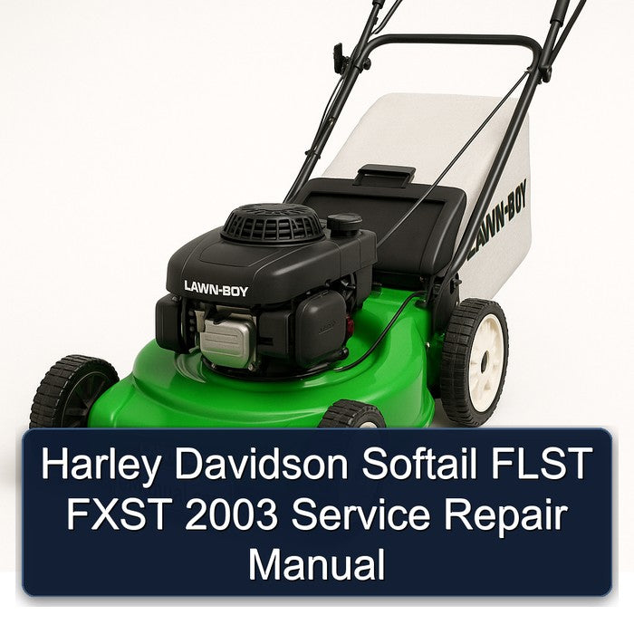 2003 Harley Davidson Softail Flst Fxst Service Repair Workshop Manual