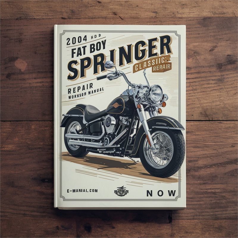 2004 Harley Davidson Softail HD Fat Boy Springer Classic Now Service Repair Workshop Manual